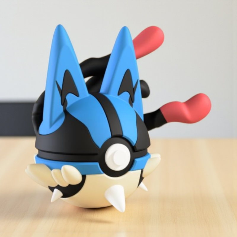 #0448 Pokeball Mega Lucario