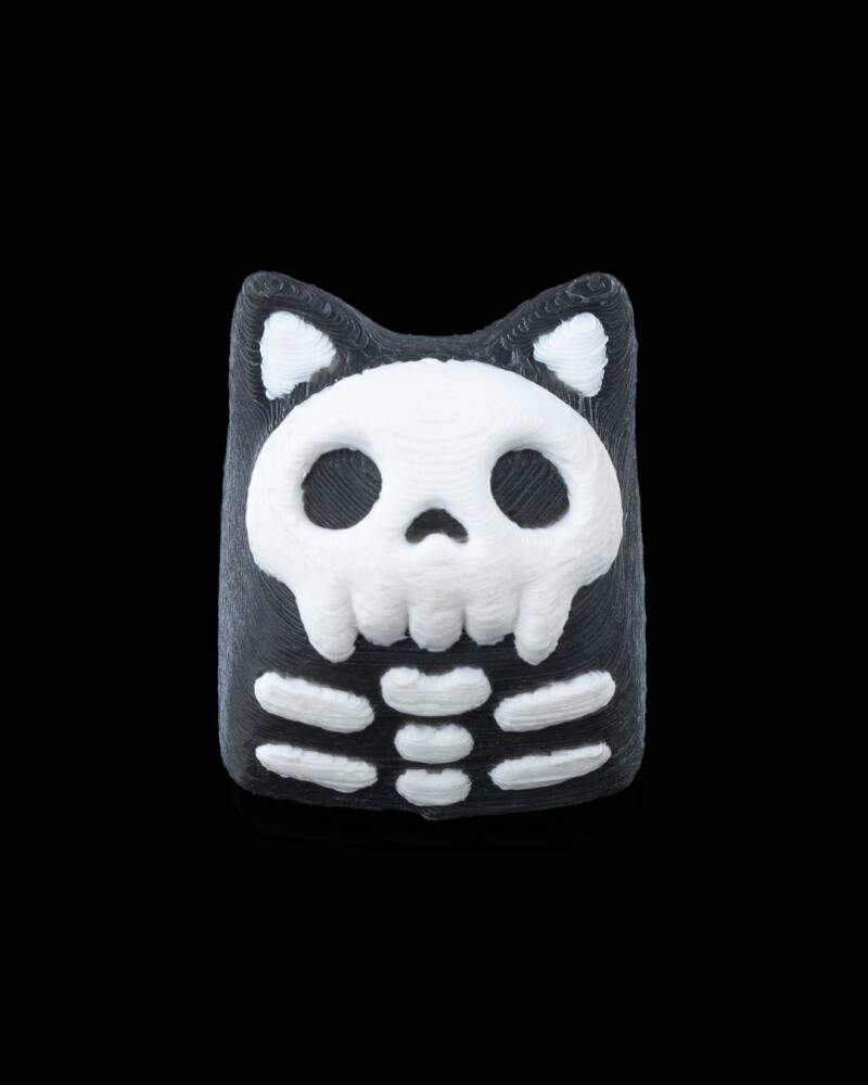 Skull Keycat — keycap