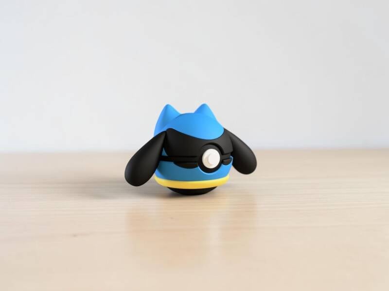 #0447 Pokeball Riolu