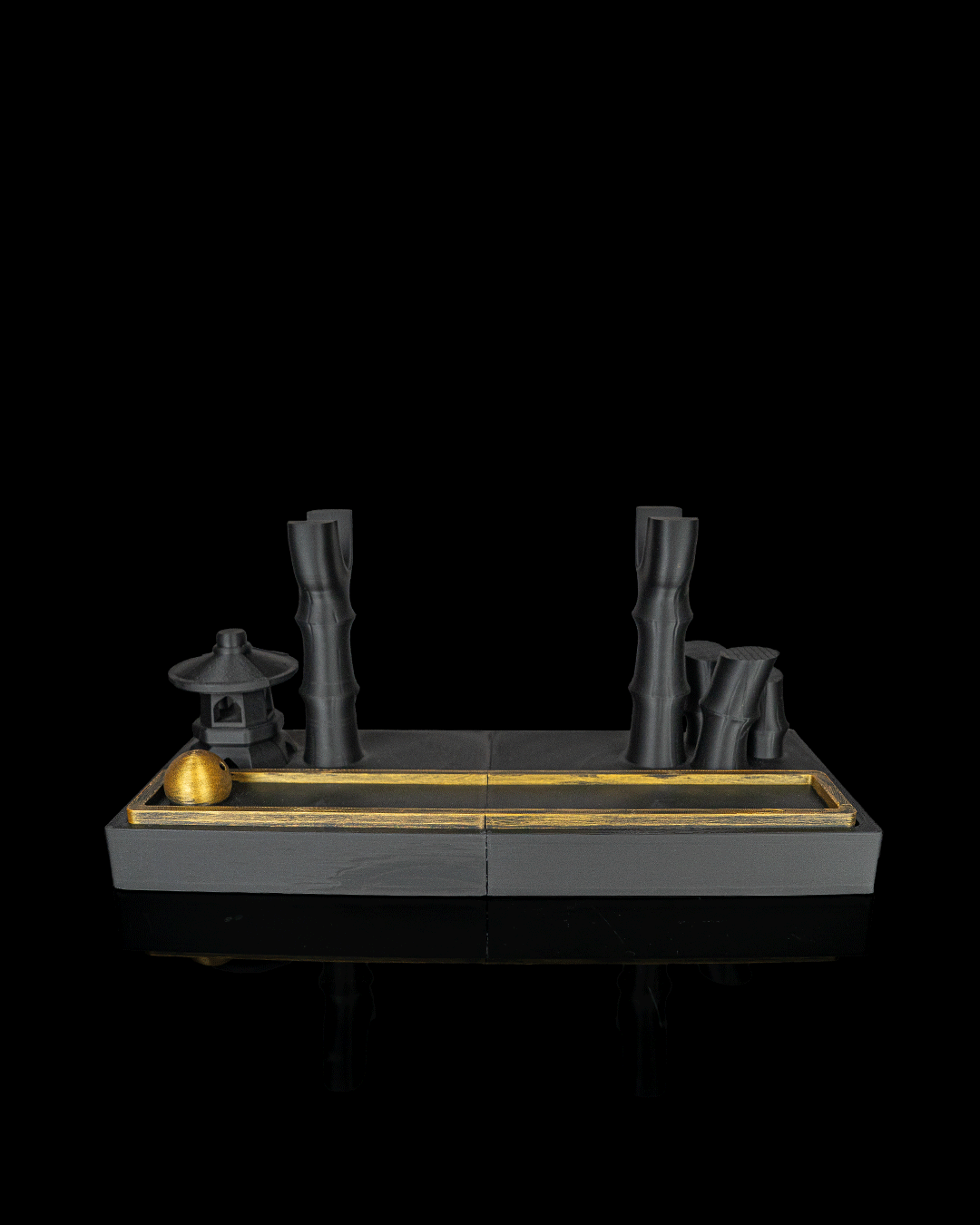 Blade Altar — support katana avec espace pour encens, vue 4