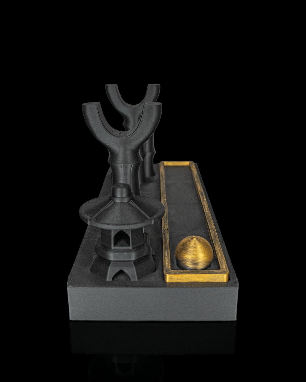 Blade Altar — support katana avec espace pour encens, vue 5