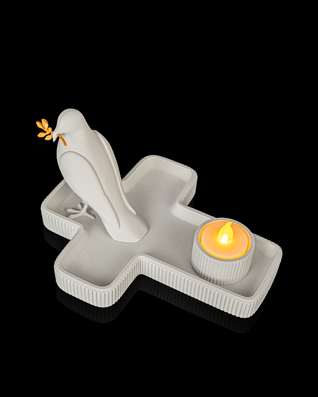 Cross Tray — Plateau croix avec porte-bougie LED, vue 2