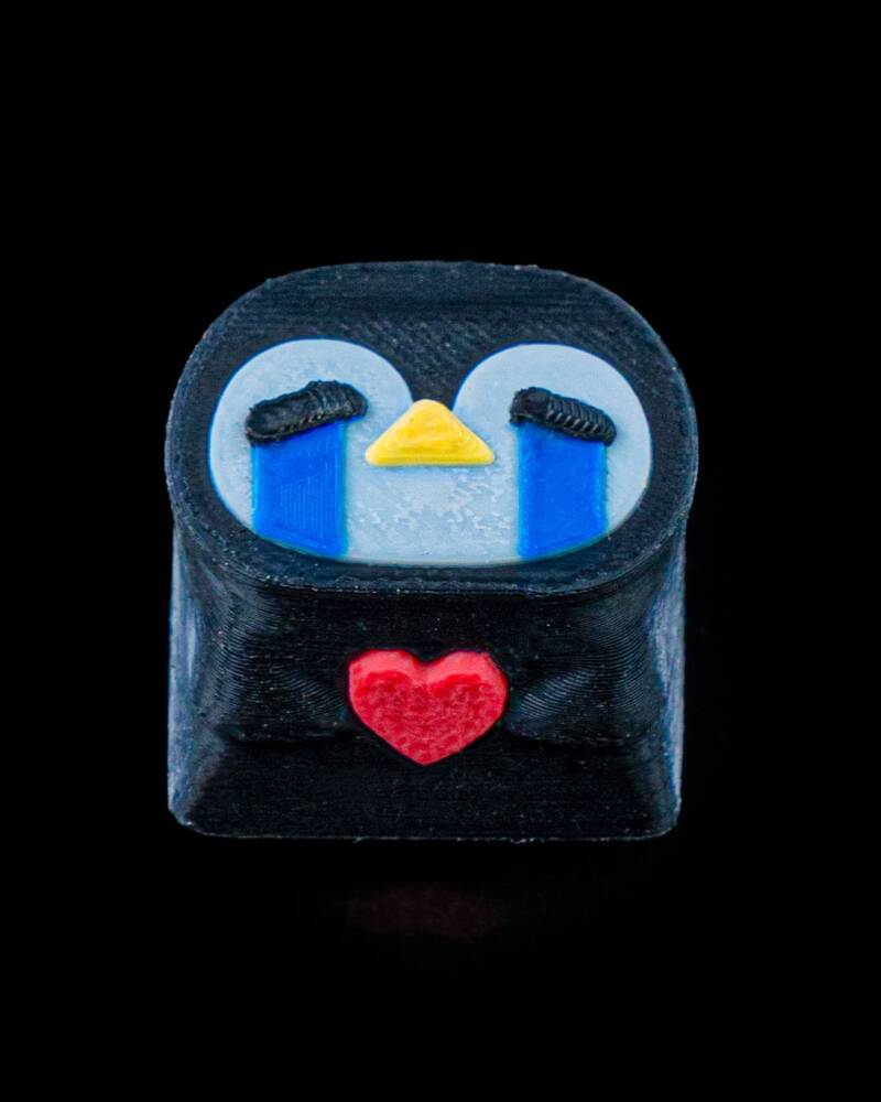 Crying Penguin keycap
