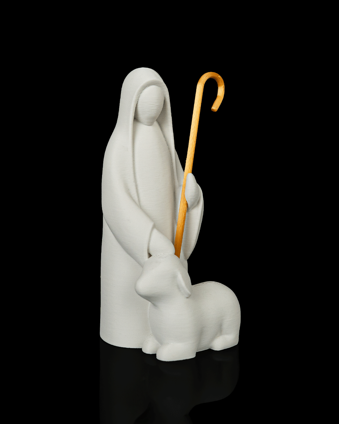 Divine Shepherd — Berger et agneau, vue 2
