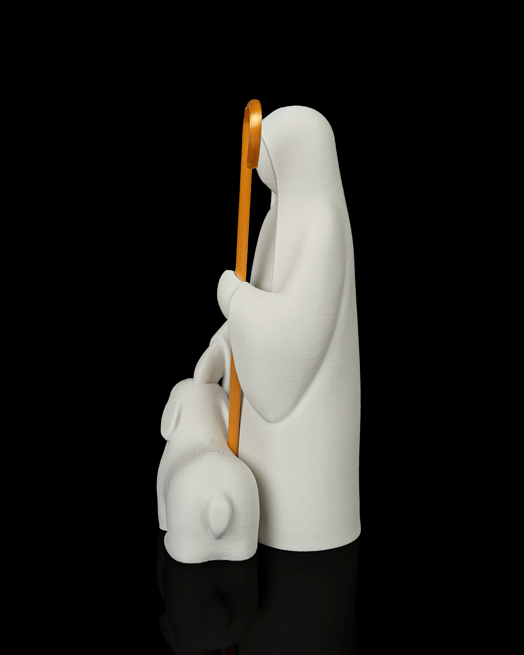 Divine Shepherd — Berger et agneau, vue 4