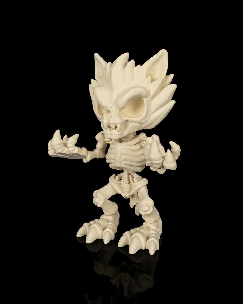 Dreadwolf — loup squelette articulé Fallen Beasts, vue 2