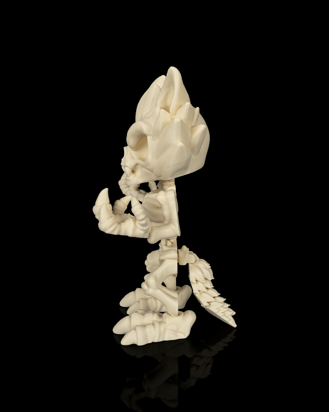Dreadwolf — loup squelette articulé Fallen Beasts, vue 3