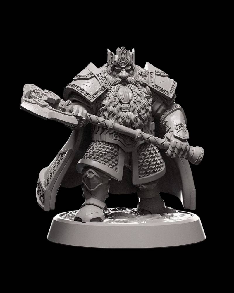 Dwarven King – Échelle 32 mm