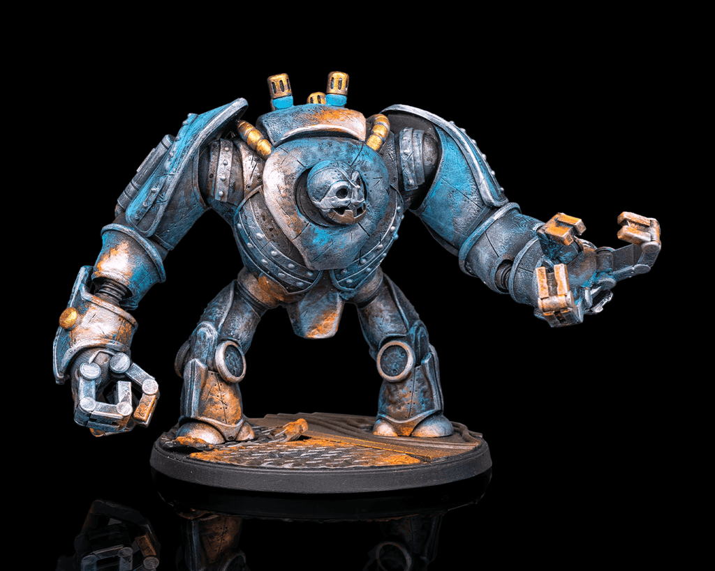 Golden Strider Golem — vue 1