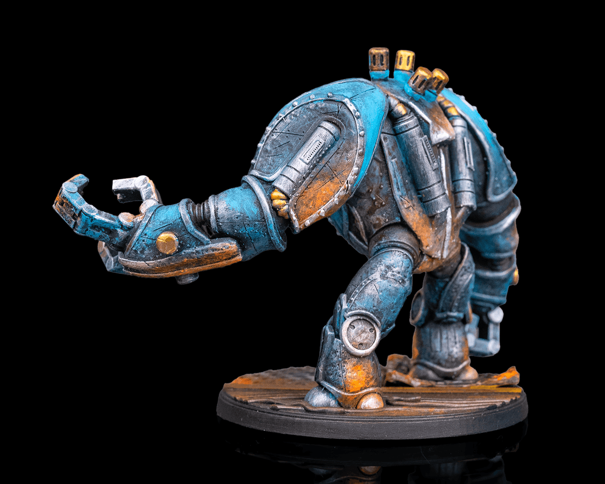 Golden Strider Golem — vue 4