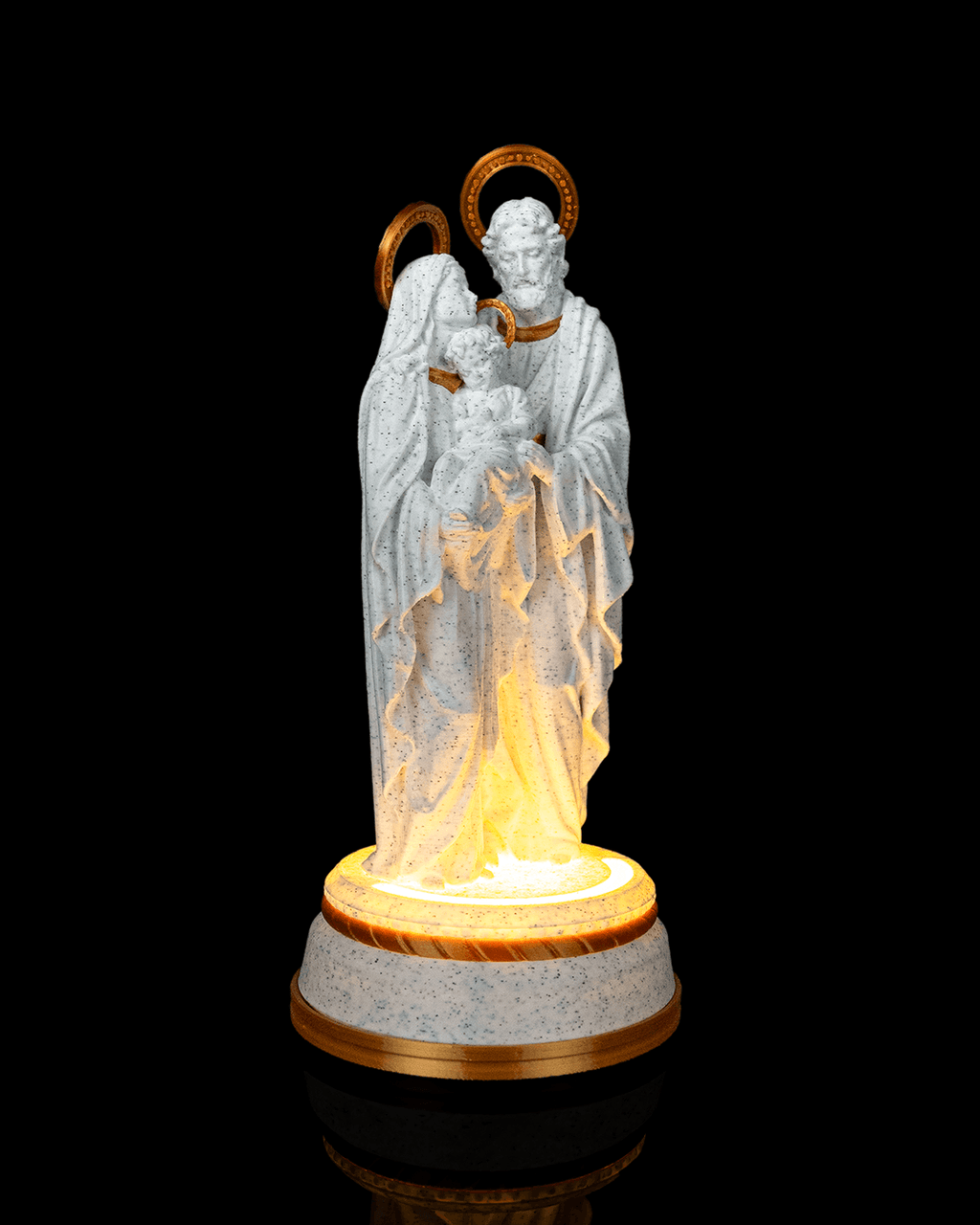 Holy Family — Sainte Famille sur socle lumineux, vue 2