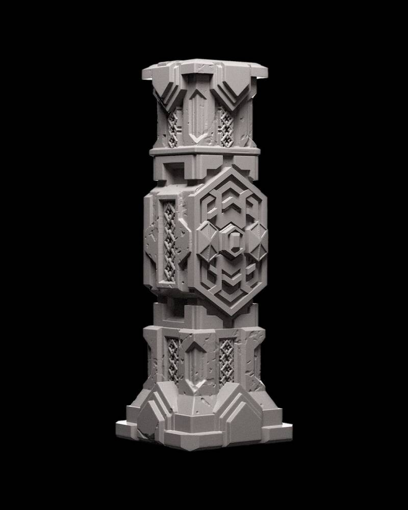 Ice & Fire — Dwarven Pillar