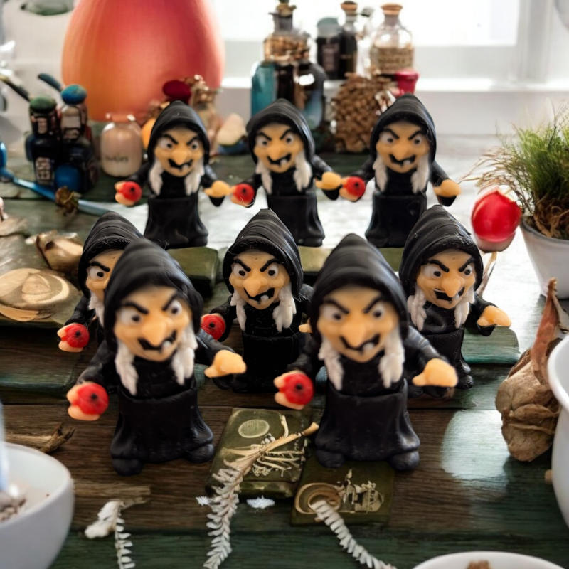 Mini sorcière à la pomme