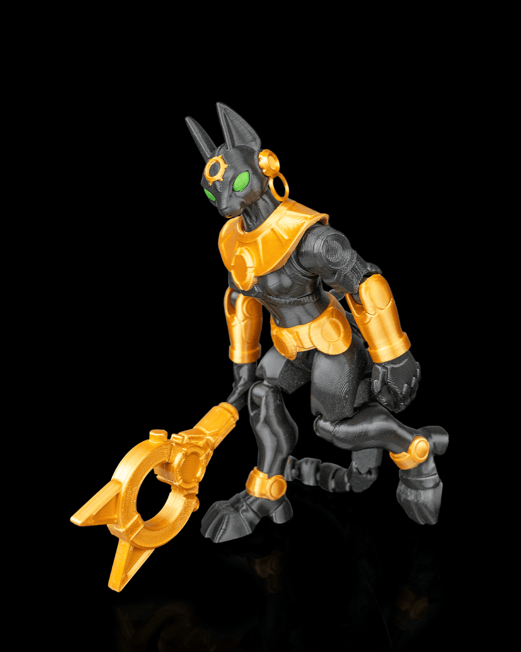 Mecha Bastet — Mecha Gods of Egypt, vue 3