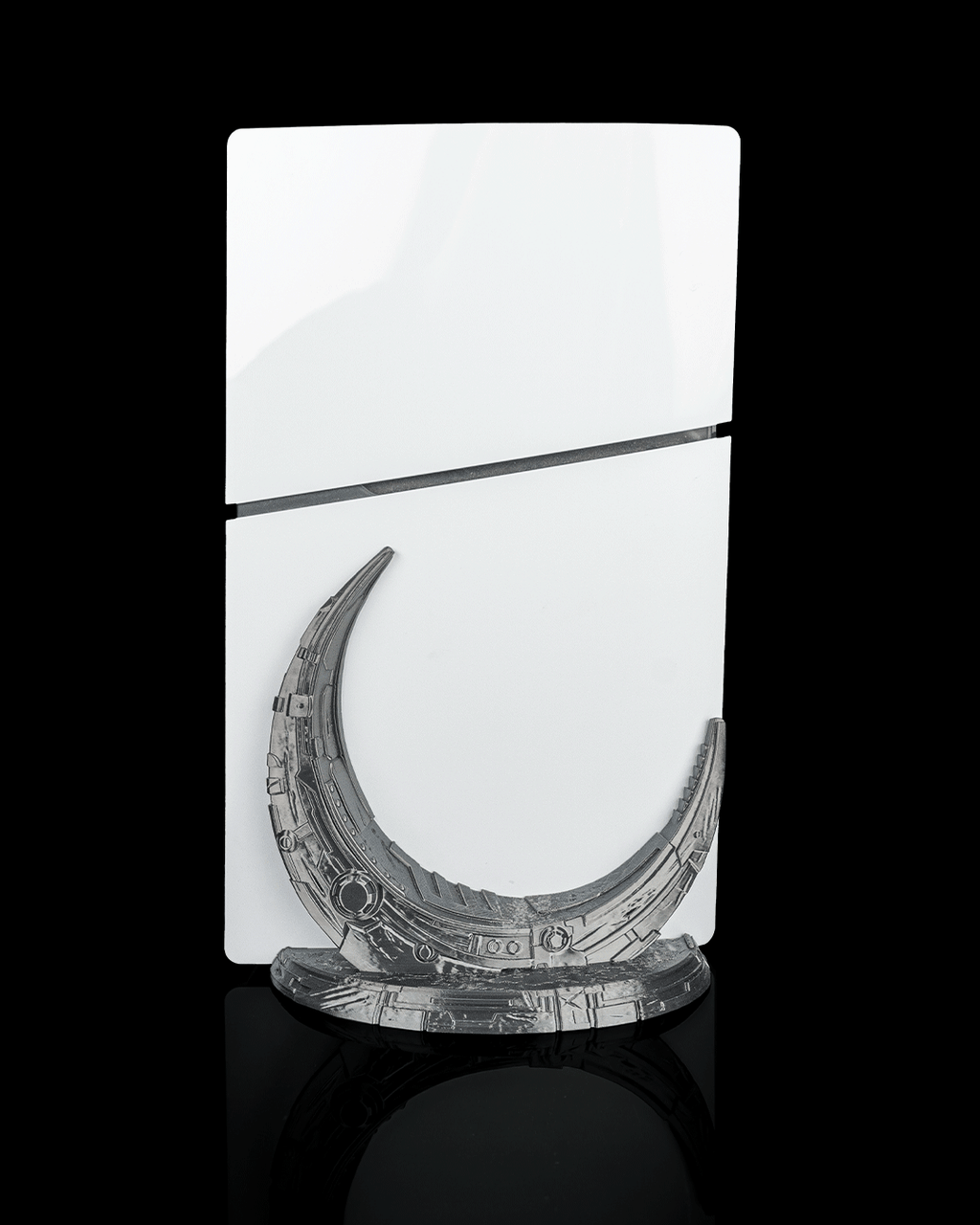 Mecha Moon — Socle PS5, vue 1