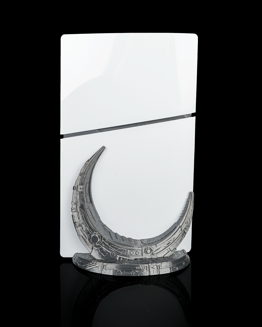 Mecha Moon — Socle PS5, vue 1