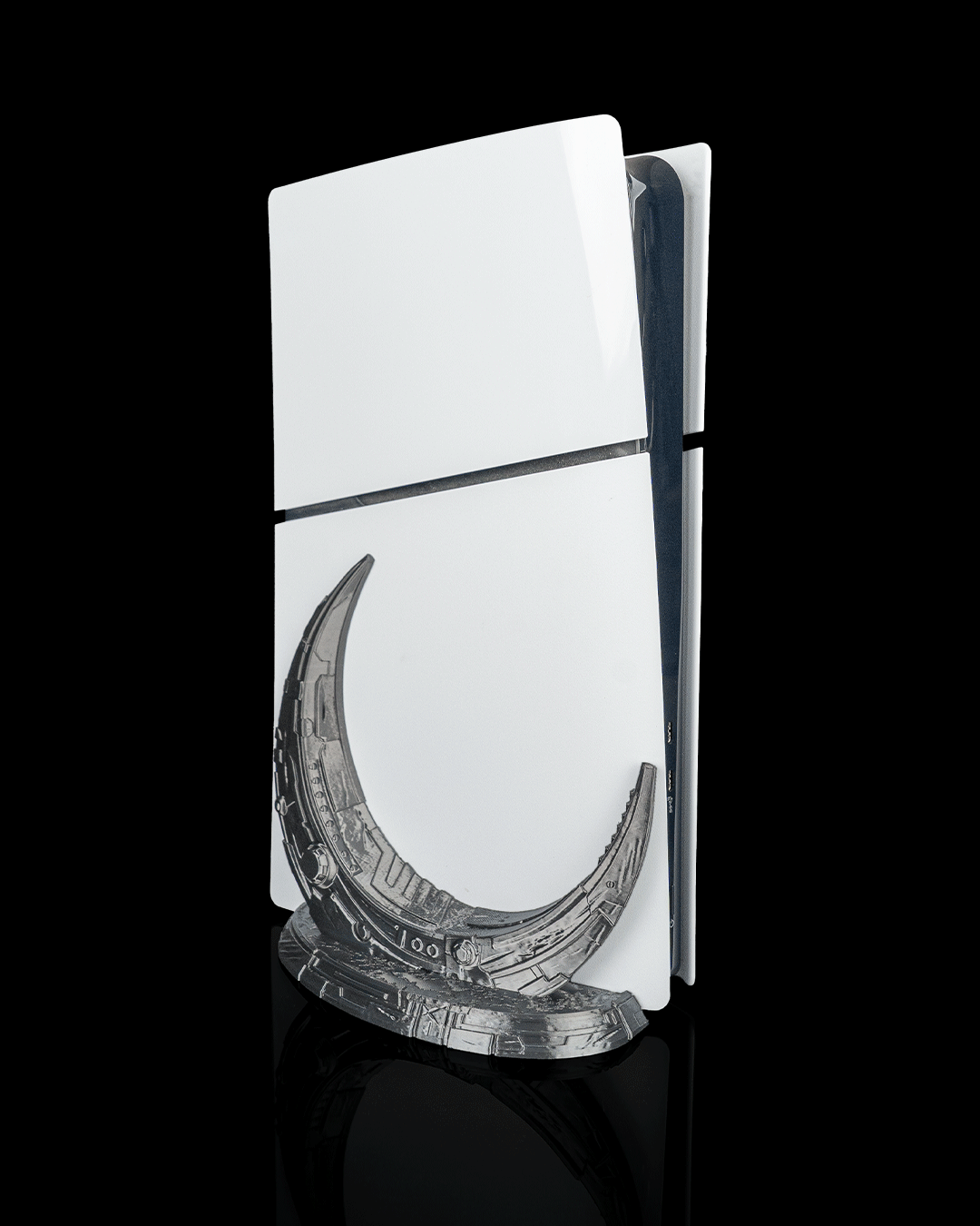 Mecha Moon — Socle PS5, vue 2