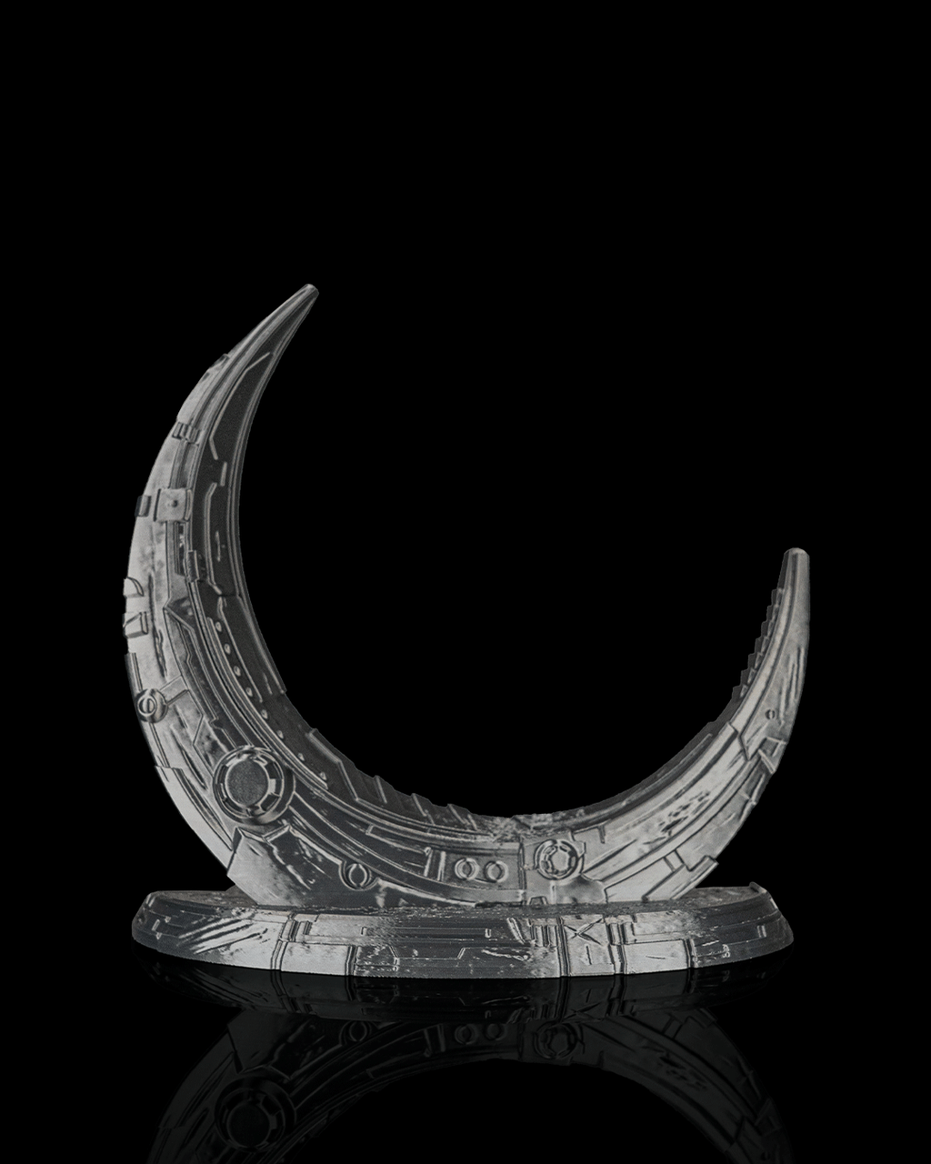 Mecha Moon — Socle PS5, vue 4