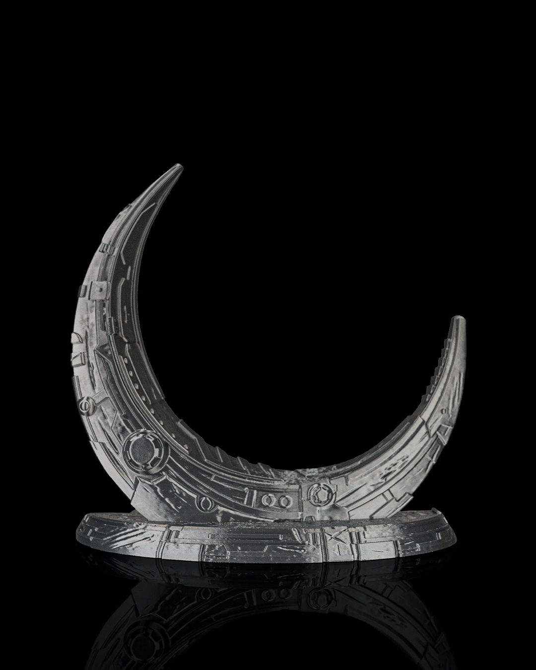 Mecha Moon — Socle PS5, vue 4