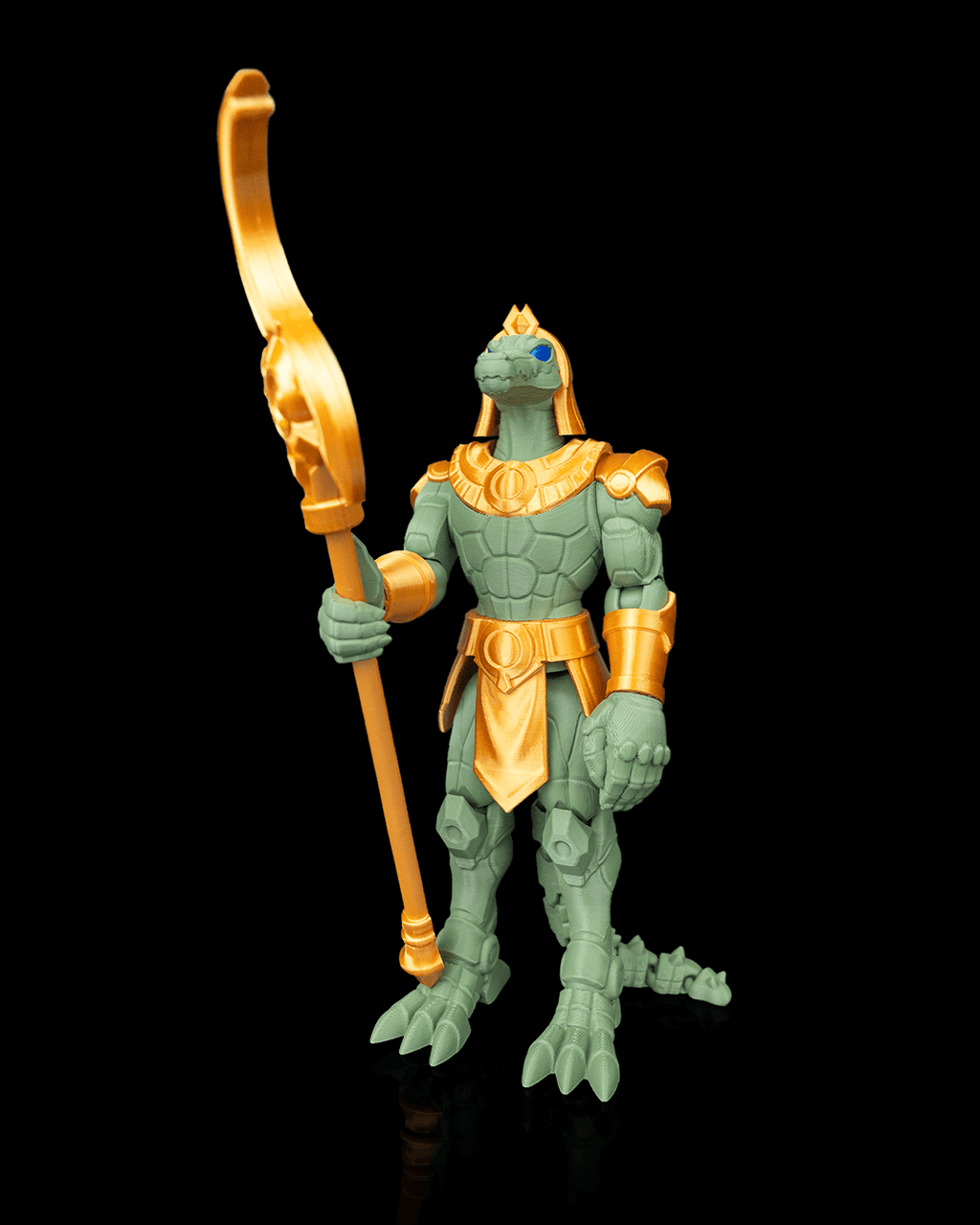 Mecha Sobek — figurine articulée, vue 2