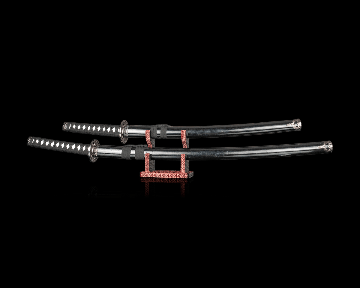 Textured Rack — présentoir pour deux katanas, vue 2