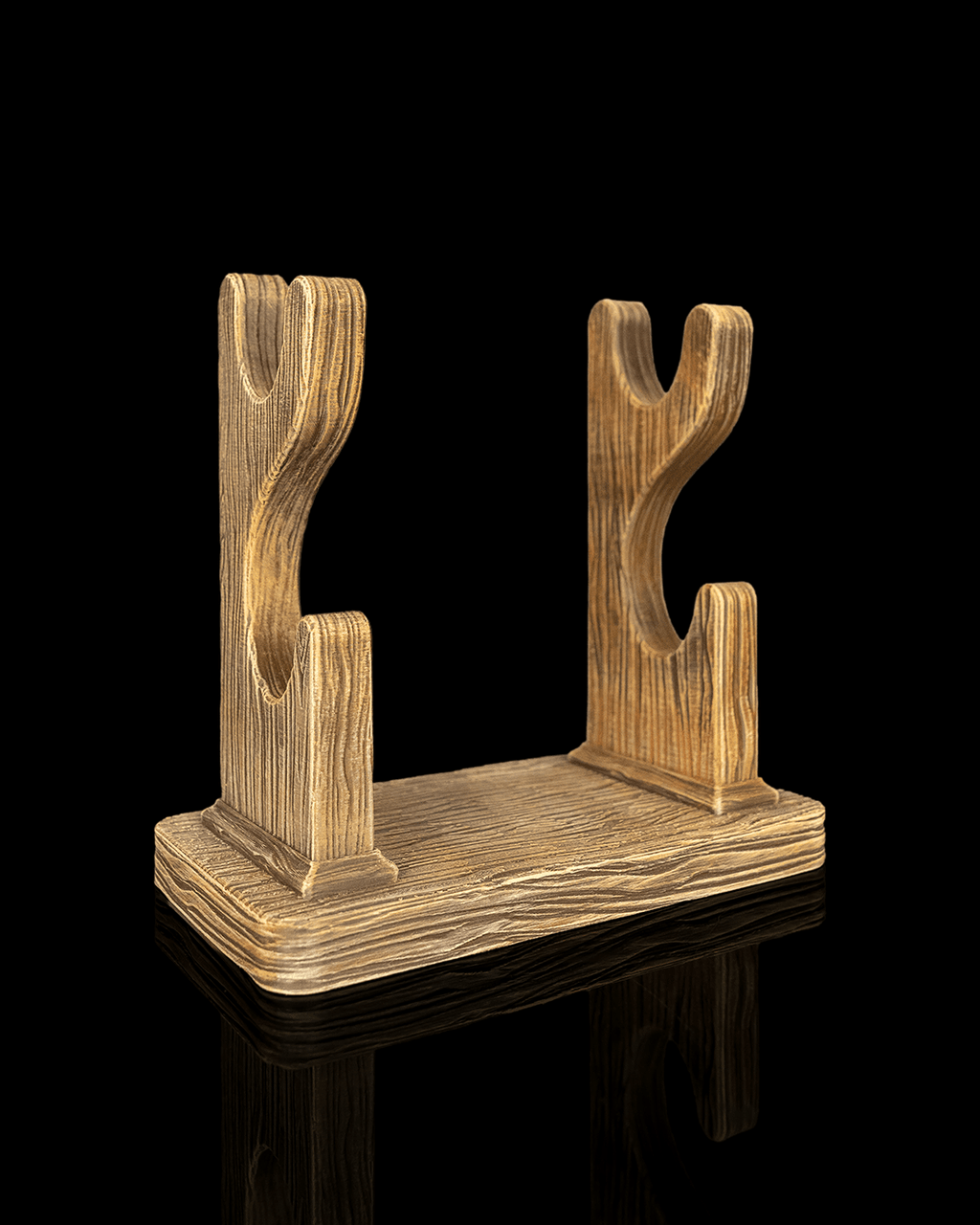 Textured Rack — présentoir pour deux katanas, vue 9
