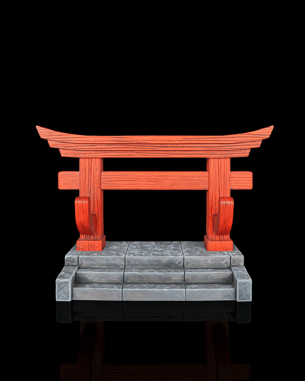 Torii Gate — support double katana Blade & Honor, vue 4