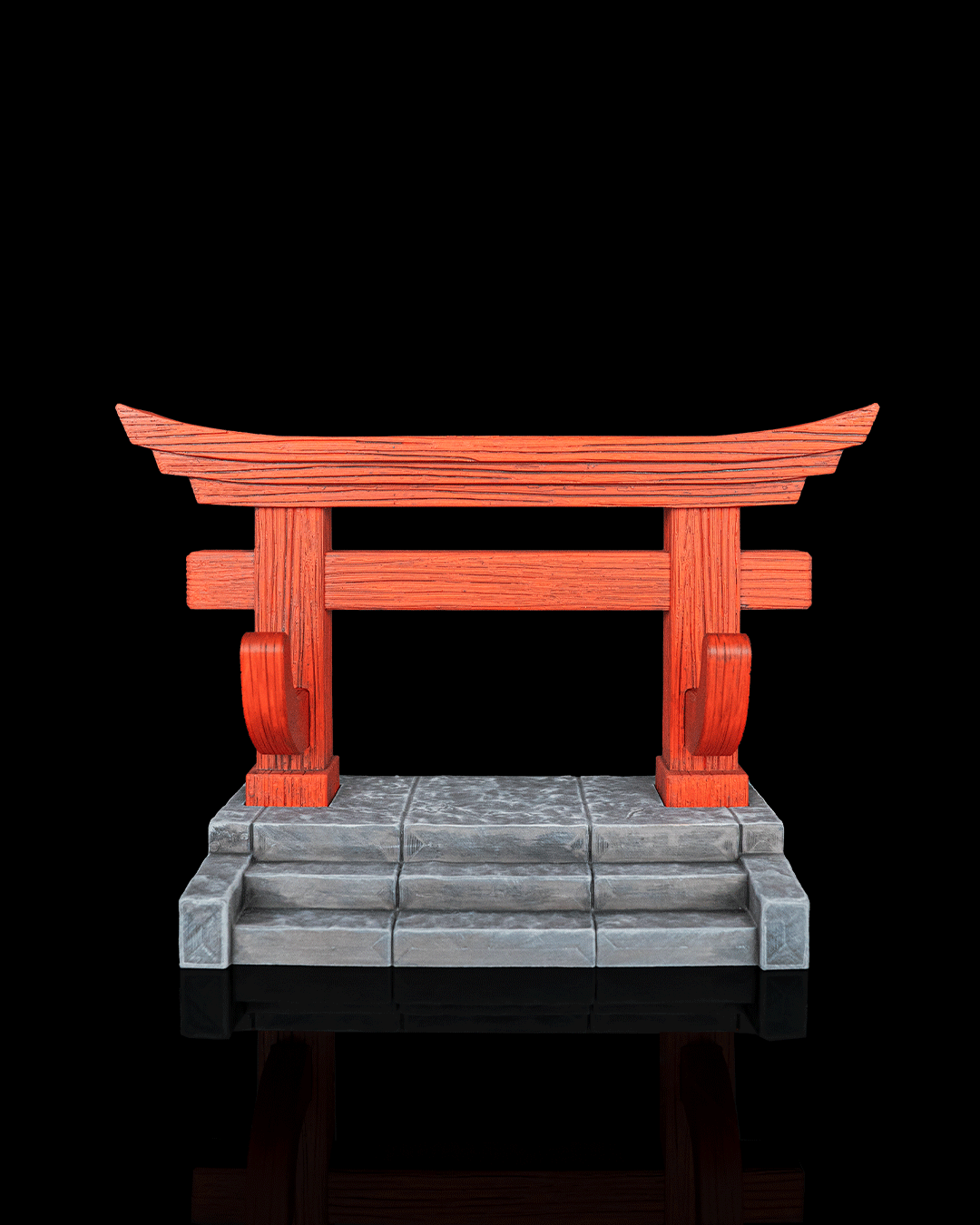 Torii Gate — support double katana Blade & Honor, vue 4